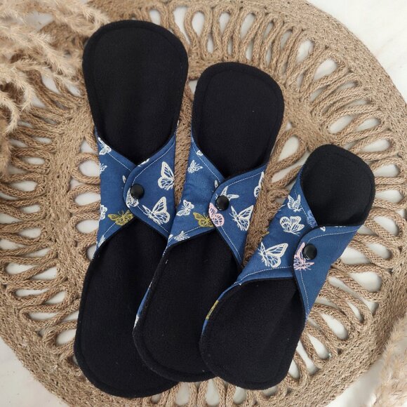 Reusable Menstrual Pads, Regular Size, 100% Organic Cotton Fabric, Perfume Free - Picture 6 of 6